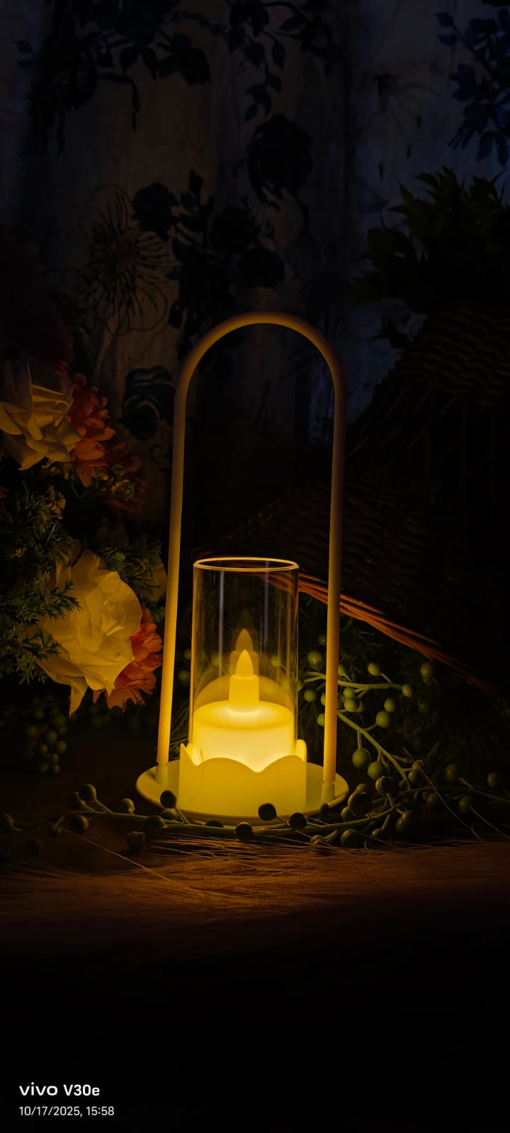 LumiAura Candle Lantern