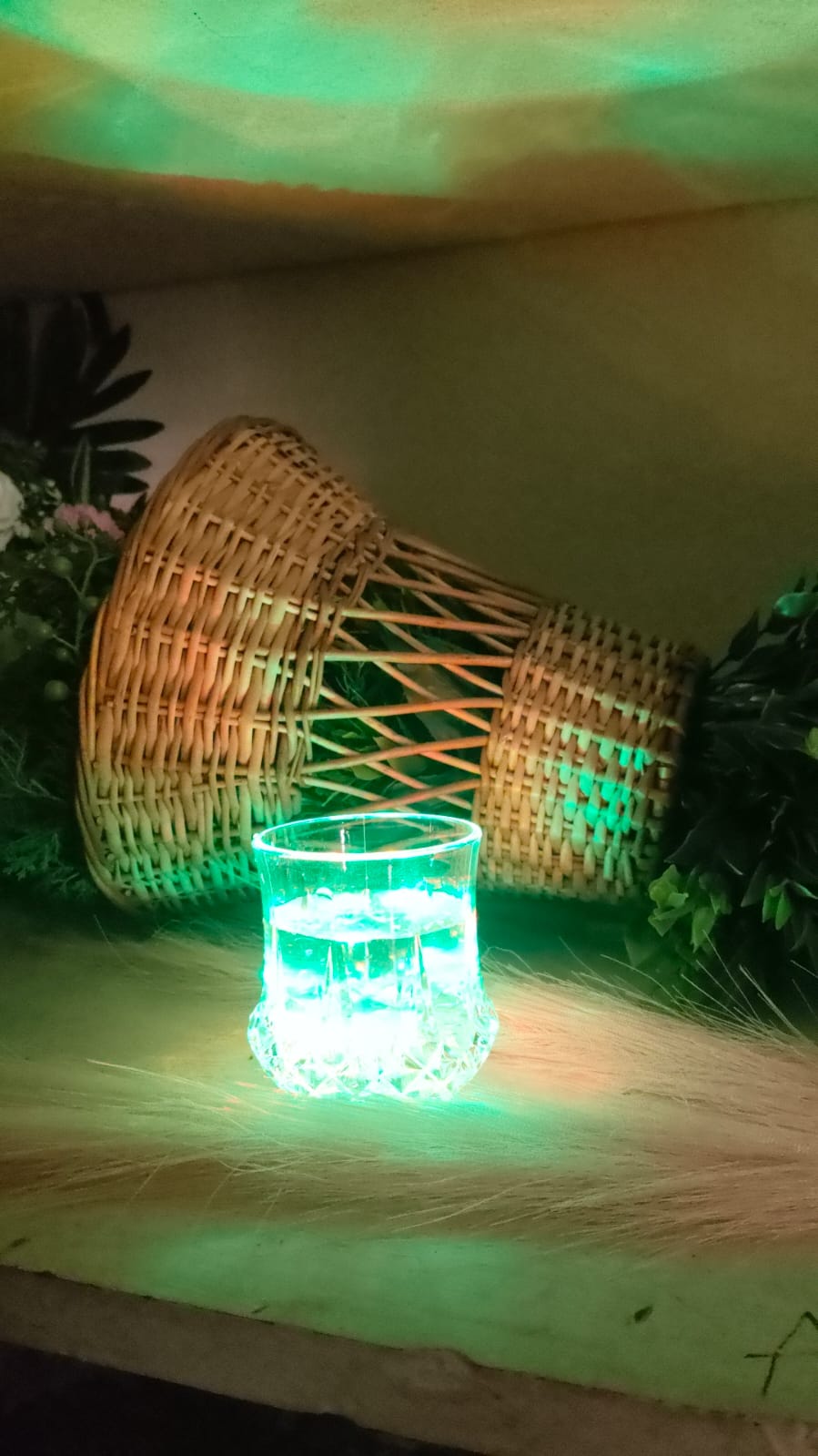 AquaGlow Glass Light